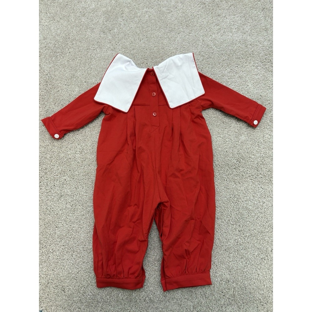 NWOT Bella Bean Red Romper Jumpsuit Size 4